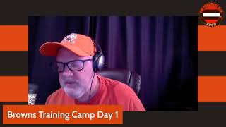 Browns Training Camp Day 1 Review