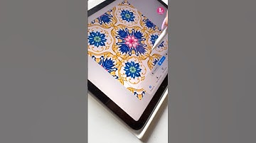 Another tile pattern after so long✨ #procreate #art #digitalart #tile