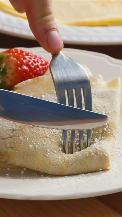 EASIEST CREPE RECIPE EVER  THE BEST RECIPE 