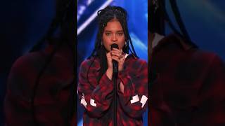 13 YEAR old Leaves Judges SPEECHLESS #shorts #americasgottalent #agt #billieeilish #lovely