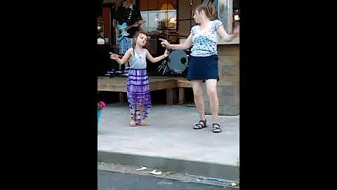 Dancing with Grandma and Aunty