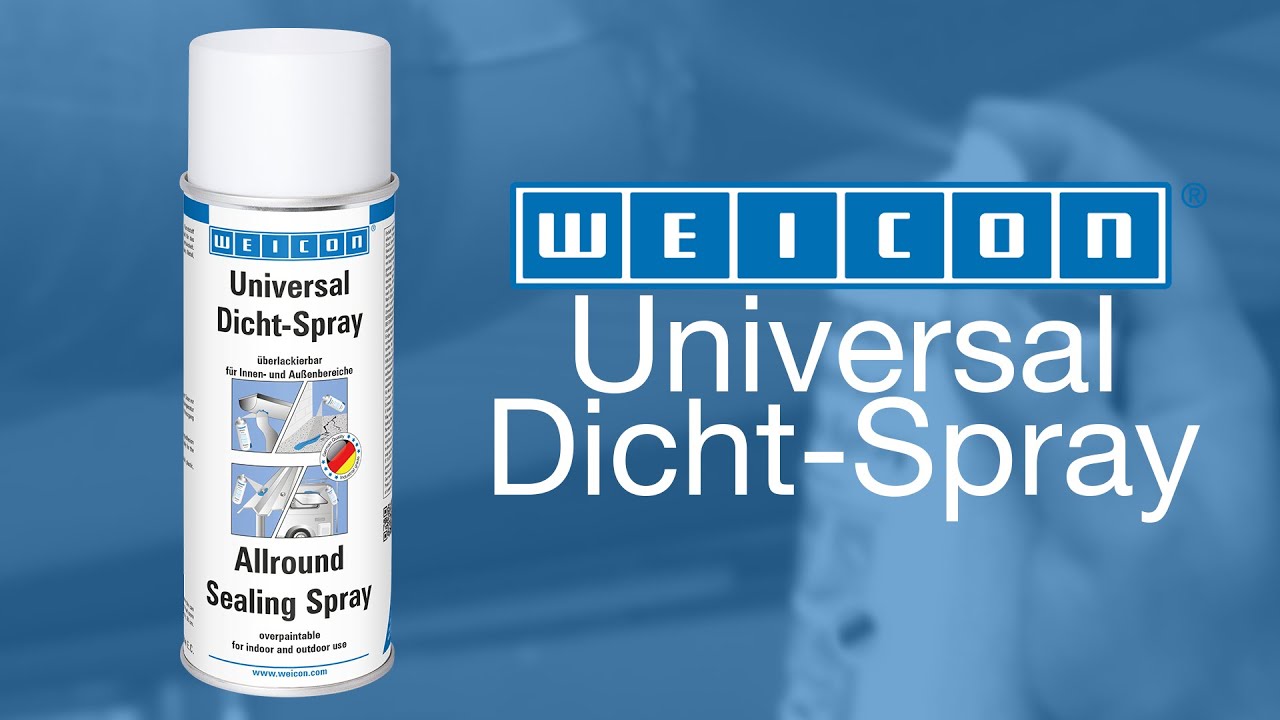 Update New Loch in einer Dachrinne reparieren | WEICON Universal Dicht-Spray