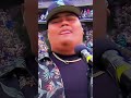 Iam Tongi winner of American Idol singing the national anthem before the home run derby