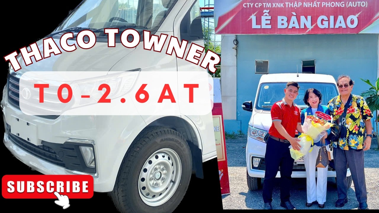 Xe tải VAN Thaco TF450 5 chổ số tự động. #xetaivan 