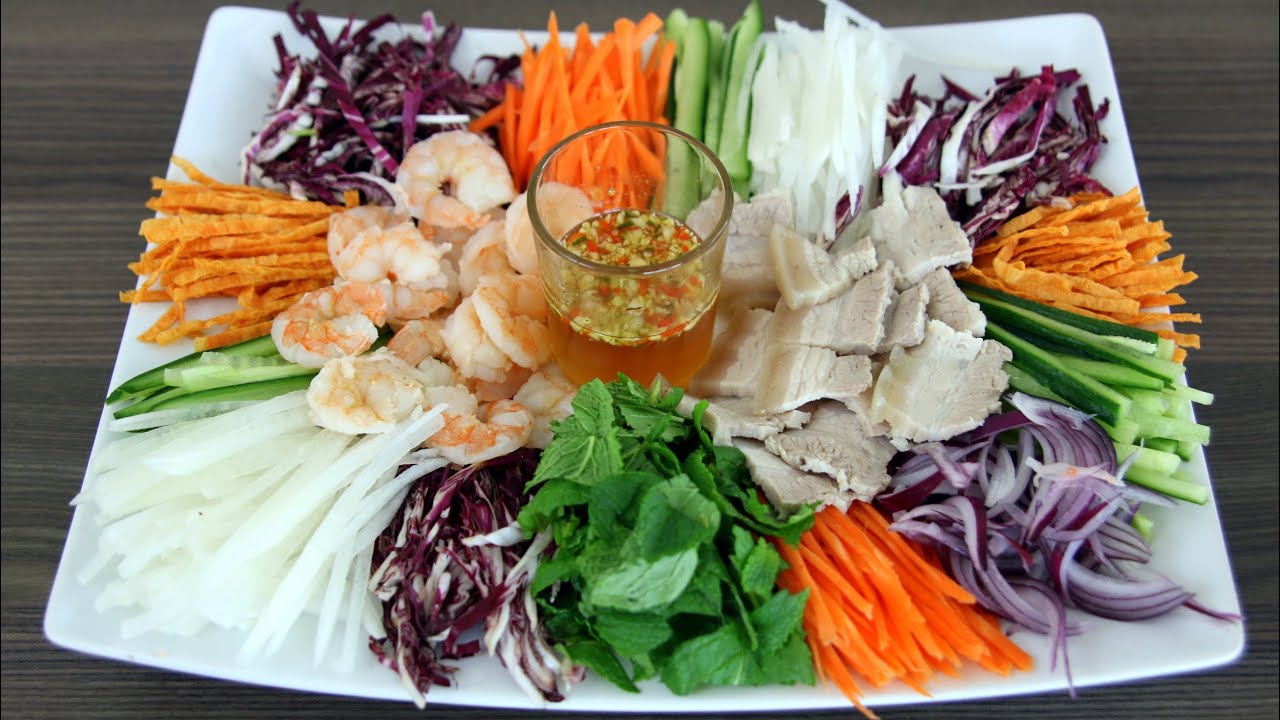 Vietnamese Combo Salad (Gi thp cm) & Wedding Menu   Helen