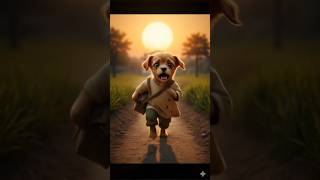 Puppy Goes To School Late Every Day A Emotional Story