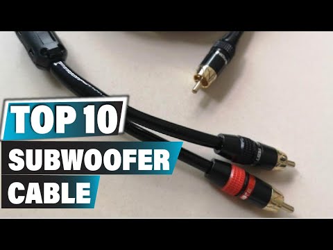 Vídeo: Quin tipus de cables necessito per a un subwoofer?