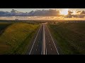 Republic of Crimea, Simferopol district, New road at sunset,Mavic 2 Pro Cinematic 2020,4k