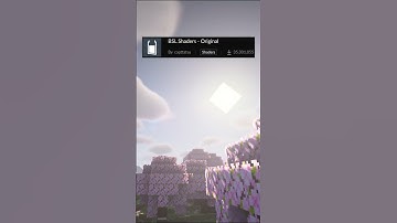 BSL Shaders - Original! Minecraft #shorts  #minecraft  #shaders