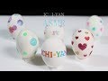 【ASMR】リク返　ダイソーのシール貼ってスライムエッグ作ってみた（ボンドスライム）DIY Slime『音フェチ』