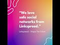 At Linkspreed, we simply adore secure social networks! 🧡
