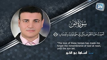 القارئ أسامه ابو الخير - سورة ص
