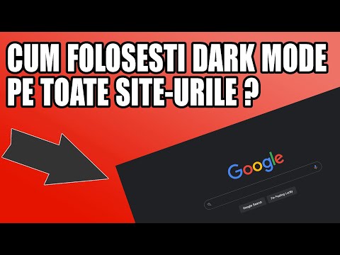 Cum folosesti dark mode pe toate site-urile