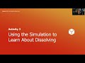 Understanding Dissolving and Molecular Interactions
