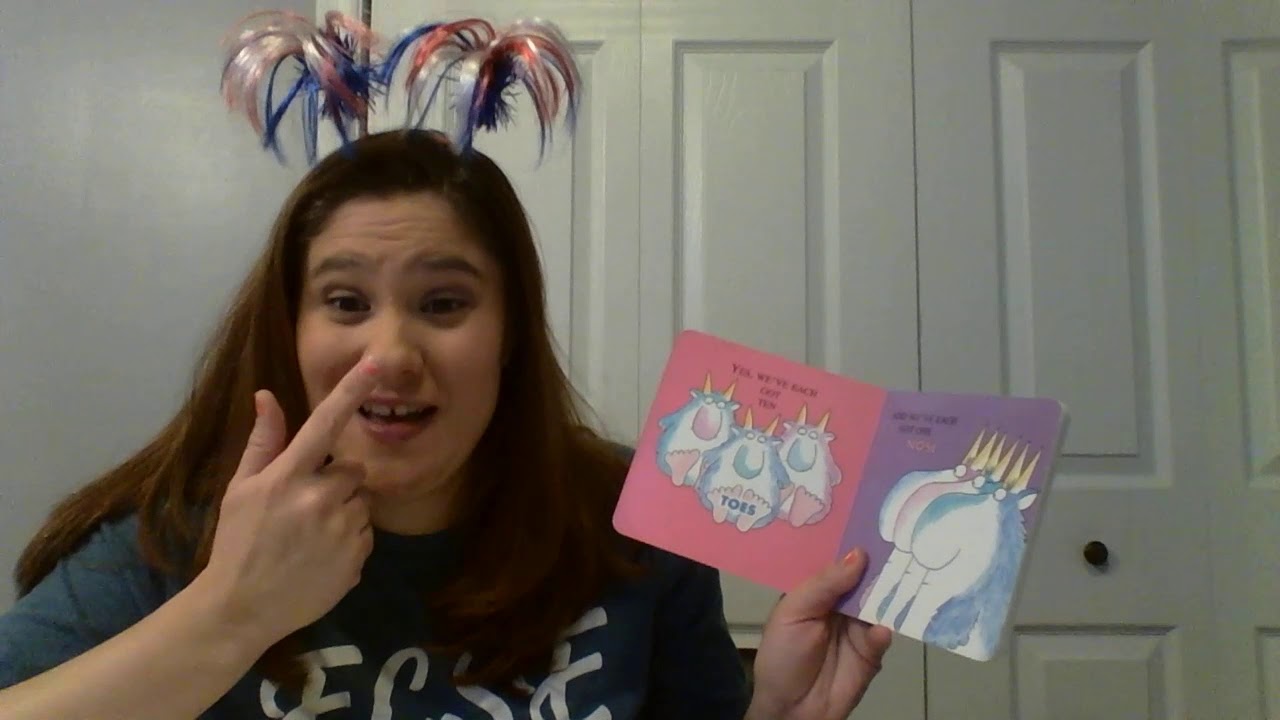 Reading Horns to Toes and in Between (by Sandra Boynton) YouTube