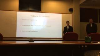 EECS Senior Design Presentation   Electronic Cornhole Scoring System