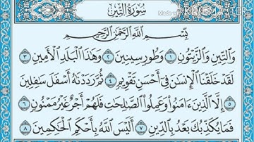 اصغر طفل يقرا سوره التين بصوت جميل