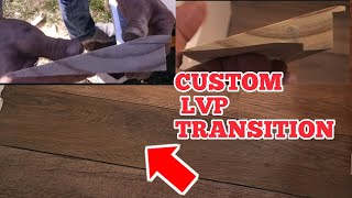 Making A Custom  LVP Transition For Wheelchair or Walker