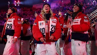 Team Usa Enters Closing Ceremony Dressed In Ralph Lauren