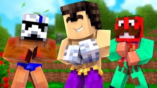 NO PODEMOS PARAR DE REIR - MINECRAFT CON NOOBS