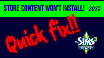 Sims 3 Store: Package is already installed