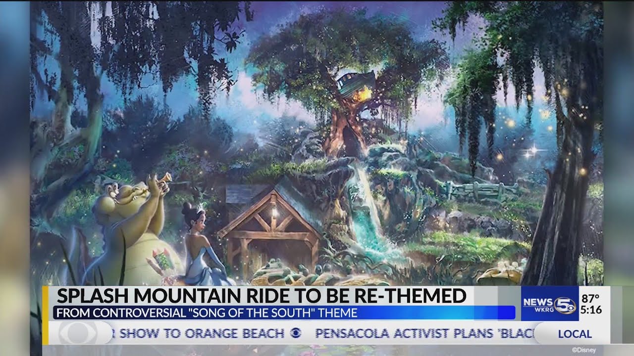VIDEO: Disney to change splash mountain thumbnail