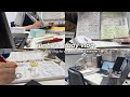 eng) study vlog|就職試験対策ブイログ✍🏻 🎧|国試勉強のノートチラ見せ📖(ft. Phomemo)|看護大学院生|ストレス発散も🍴🛒♪