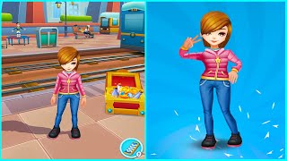 Subway Princess Runner Running Barbie Gameplay - Mobile Video Game New Episode screenshot 5