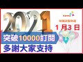 [金銀周報] 剛踏入2021年, Karma頻道突破10000位訂閱, 感到非常榮幸和高興, 多謝大家支持 [#黃金, #黃金分析, #金價分析, #白銀分析, #鉑金分析 * 變幻才是永恆]