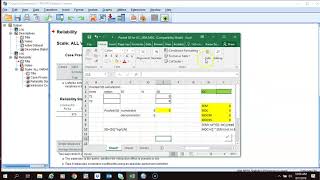 Test Re Test Reliability with SPSS