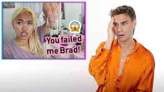 Brad Mondo Reacts To Crazy Bleach Fails!