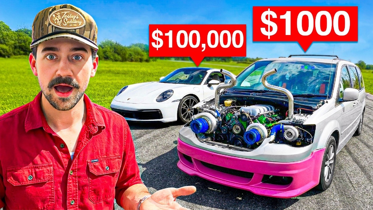 Can a $1,000 Minivan Beat a $100,000 Porsche 911?