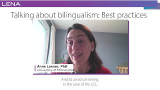 Dual language learners in early childhood education: Best practices