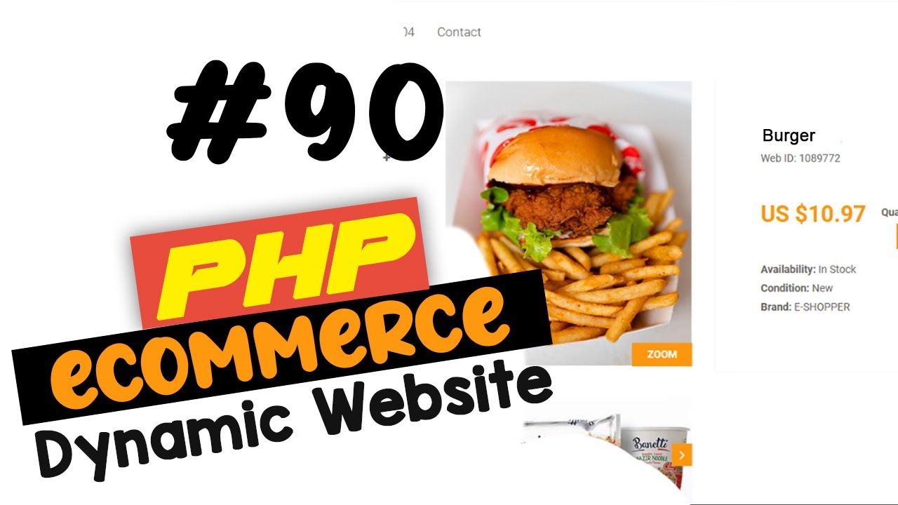 #90 PHP Ecommerce website development | Products page | MVC OOP – Quick programming