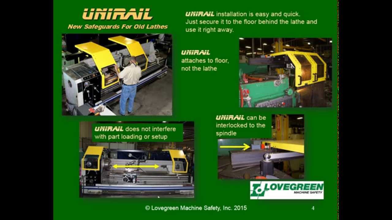 LOVEGREEN UNIRAIL METAL LATHE SAFETY SHIELD YouTube