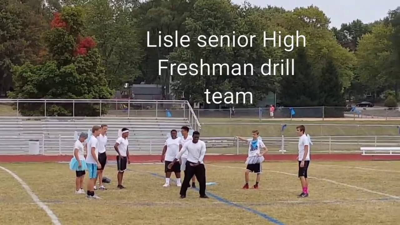 Lisle Senior High Freshman male drill team YouTube