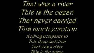 Collin Raye That was a river lyrics chords