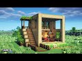 Minecraft How To Build A Survival Cube Wooden House Minecraft How To Build A Survival Cube Wooden House