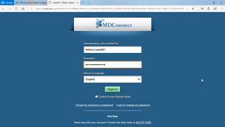 How to Log in to MDC Connect screenshot 3