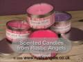 Scented candles range from rustic angels  shabby chic style at its best