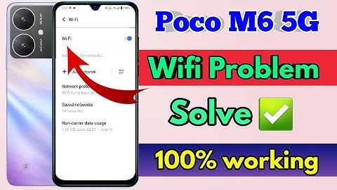 poco m6 5g wifi problem, poco m6 5g wifi connection problem
