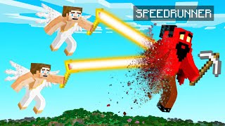 HEAVEN vs HELL Speedrunner In Minecraft!