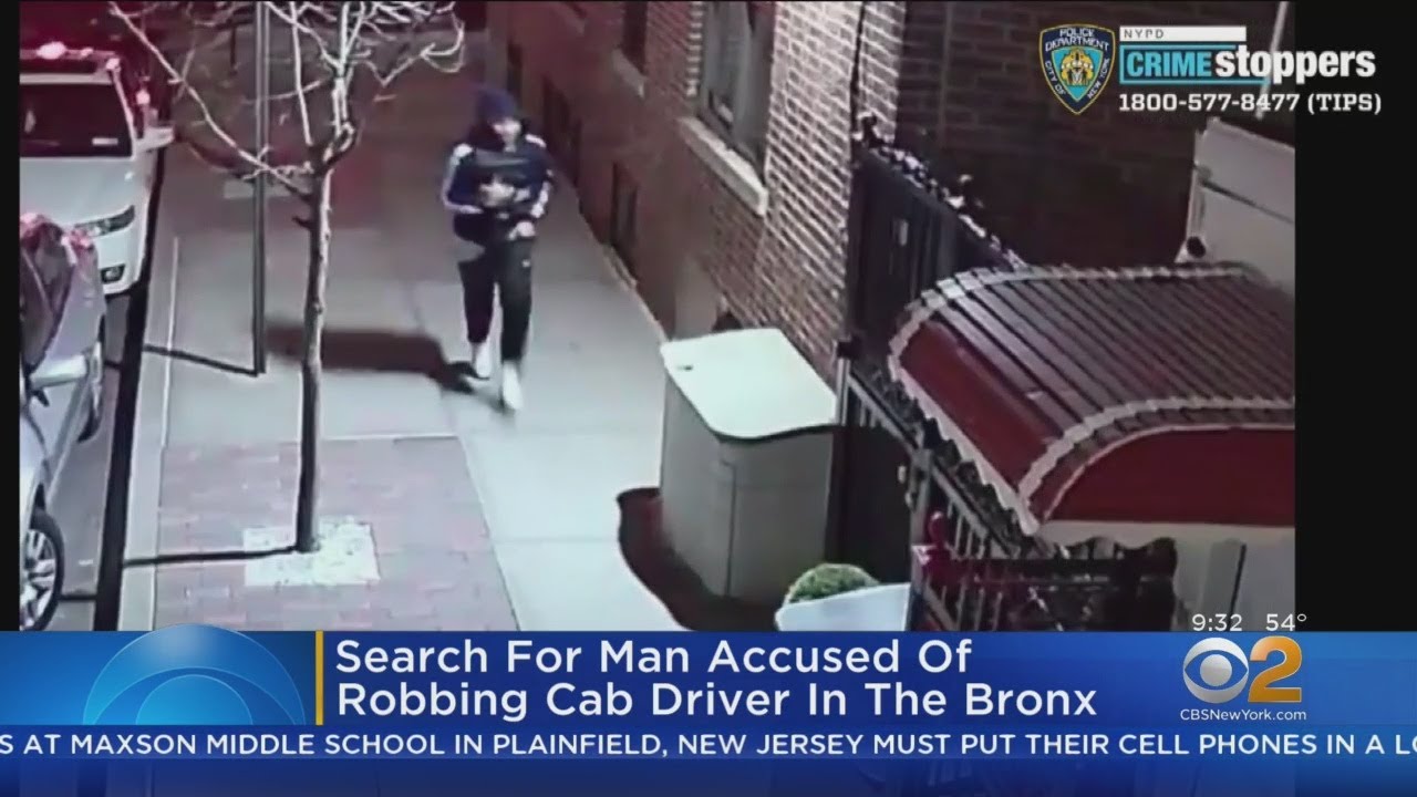 Search For Man Accused Of Robbing Cab Driver In The Bronx