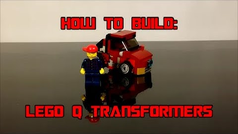 How To Build Lego Q Transformers By BX Brix