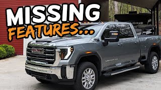 I Share What Is Missing from My SLE Trim // 2024 GMC Sierra 2500 HD SLE Gas Truck