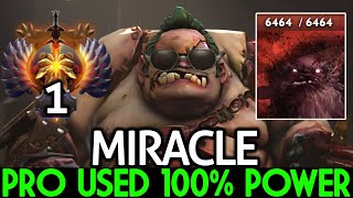 MIRACLE [Pudge] Used 100% Power Against Real Top Pro Carry Dota 2