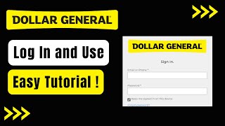 Login Dollar General - How To Use The Dollar General App