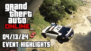 GTA 5 FiveM Multiplayer Event Highlights (April 13th 2024) - GTA Series Arcade Gamemodes
