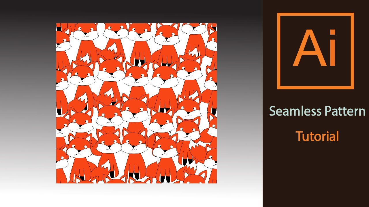 Seamless pattern by Adobe Illustrator 2020 tutorial - AI (Easy step ...