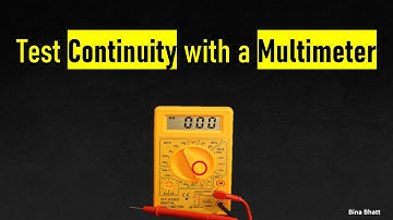 How to Test Continuity with a Multimeter #multimeter